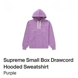 Supreme Purple Hooded Sweatshirt